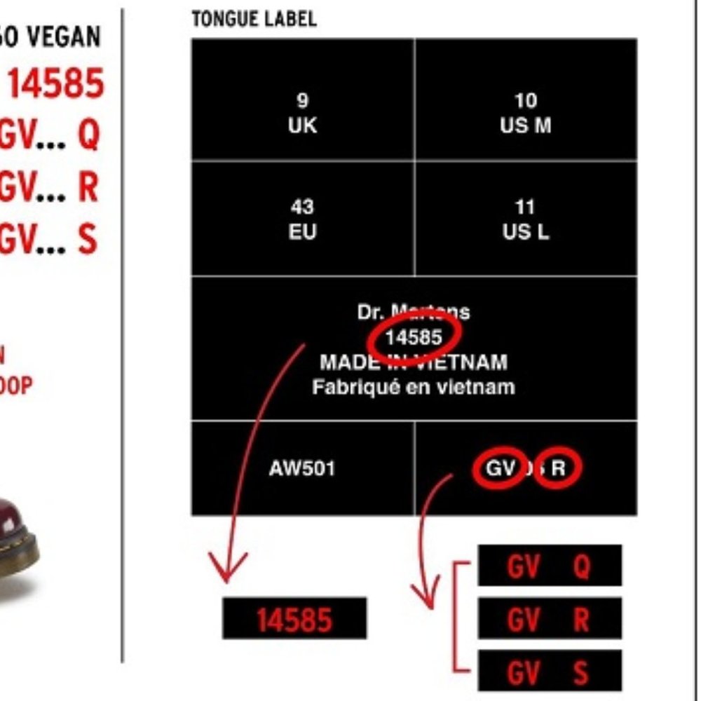 Dr Martens VEGAN RECALL  INFO on What to do! - Picture 2 of 7